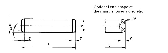 Precision Mold Components Metal Dowel Pins , ISO 2338 Hardened Stainless Steel Dowel Pins