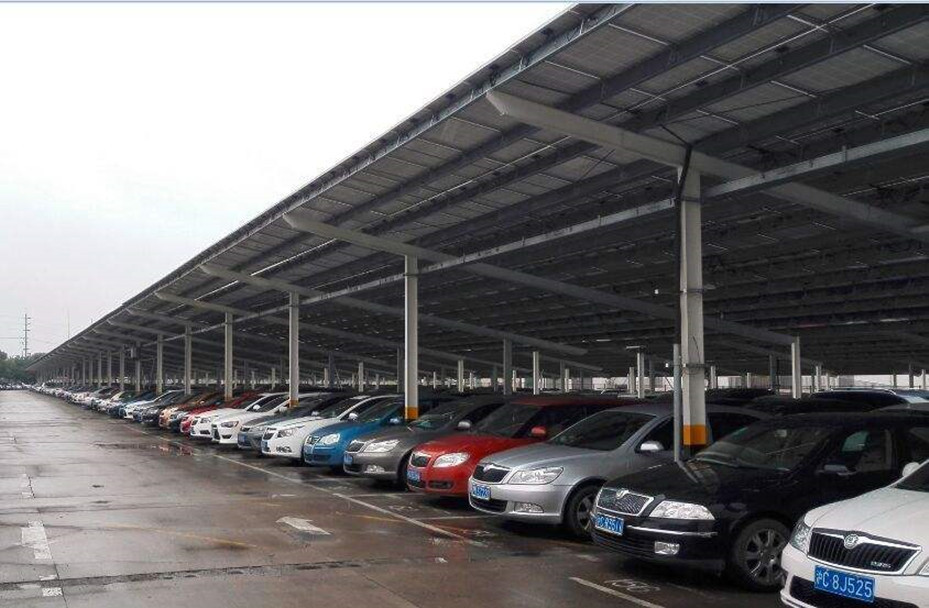 Solar parking steel structure Solar pv carport mounting brackets carport solar mounting system