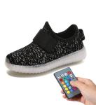 Skate Boys Remote Control LED Shoes USB Charging For Kids Girls Sneakers