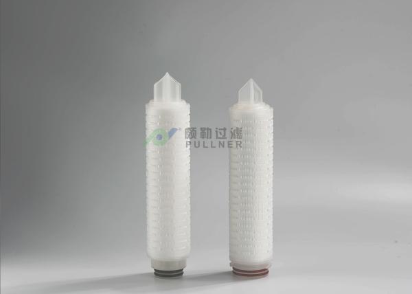 Buy cheap 0.22 Micron Pleated PP/Polyester/Glass fiber Pleated Filter Cartridge for RO Security System from wholesalers