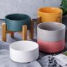 Buy cheap Wood Stand No Spill Pet Food Water Feeder Cats Small Dogs from wholesalers