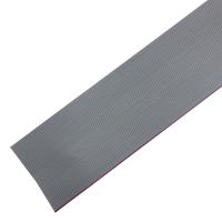 Buy cheap UL2678 Flat Wire Cables , PVC Ribbon Cable 150V 0.635mm 0.127mm Grey Red Color product