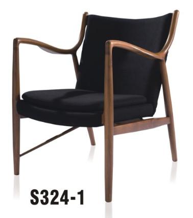 Buy cheap America style wooden frame home upholstered leisure chair furniture from wholesalers