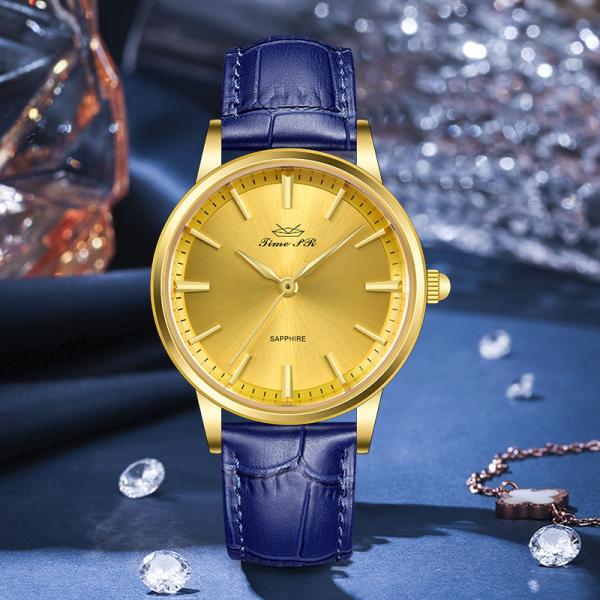 Buy cheap Multifunctional Leather Strap Waterproof 3ATM Quartz Watch For Men Women from wholesalers