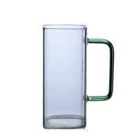 Buy cheap Heat Resistant Single Wall Coffee Cups , Sturdy Small Glass Cups With Handles product