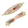 Buy cheap OEM DIY Gold Rainbow Zirconia Bracelet Crystal Bracelets And Necklaces from wholesalers