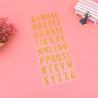 Buy cheap Non Toxic Christmas Gift Stickers Foil Stamped Vinyl Letter Stickers from wholesalers