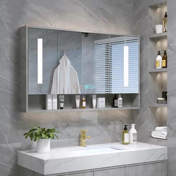 Customized LED Round Bathroom Mirror Aluminum LED Lighted Bathroom Mirror 12V Voltage