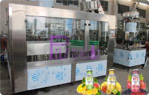 Wholesale Glass Bottle Filler Machine Automatic Juice / Tea Bottling Filling Machine 6000 - 8000BPH from china suppliers