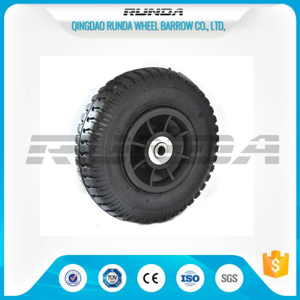 Buy cheap Plastic Rim Pneumatic Rubber Wheels SGS , 8 Inch Pneumatic Wheels For Trolleys from wholesalers