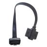 Buy cheap T Type Flat OBDII Diagnostic Cable J1962 16 Pin Male To Female Length 30cm from wholesalers