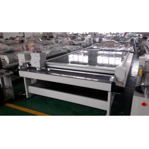 China Flatbed Digital Cutter / Foam Cutting Machine Convenient Half Cut Set on sale