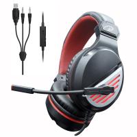 Buy cheap 2x3.5 Plug Led Lights Gaming Headset , Xbox One Light Up Headset Wired product