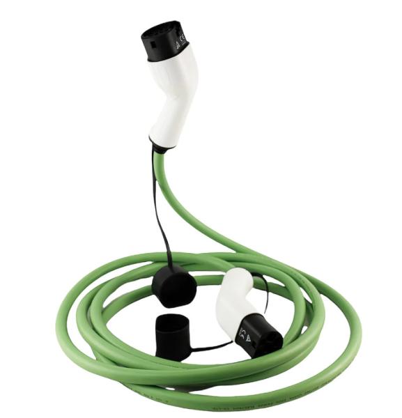 Buy cheap Copper Alloy Model 3 Type 2 To Type 2 EV Cable 32A 7.4kW 3kg from wholesalers