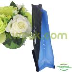 Gravure Printing Flat Bottom Flexible Food Packaging Pouches Aluminum Foil With