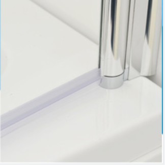Frameless Tempered Glass Bathroom Door , OEM Shower Bathtub Screen Glass