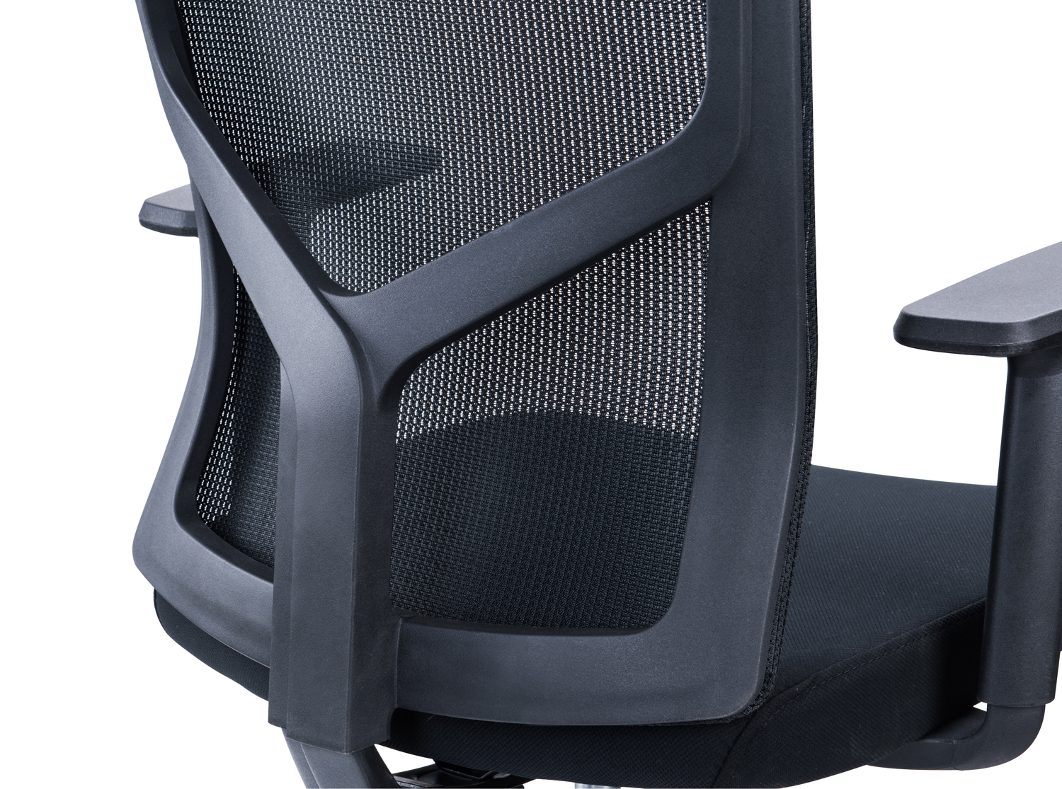 Office Staff Meeting Mesh Chair with Low Back and Adjustable Height Modern Desig