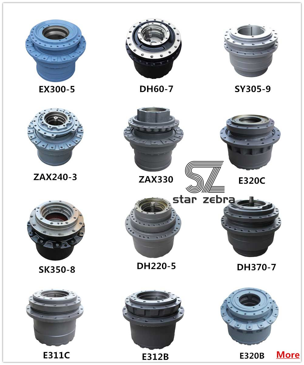 PC70-8 Excavator Travel Gearbox 201-60-81301 Steel Material