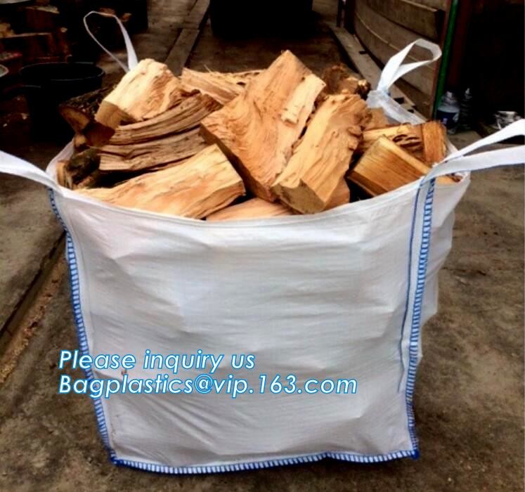 100% New Virgin Polypropylene PP Woven Big Bulk Bag Jumbo Bag FIBC For Packing Sand 1 Ton 1.5 Ton 2 Ton Made In package