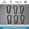 Buy cheap Alumium Gourd Shape Silver/Black Carabiner Hooks 6CM Length from wholesalers