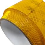Ultra Strong PET Yellow Reflective Tape For Truck Highway