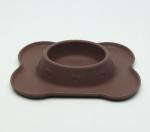 Flower Shape Professional Safe Dog Bowls Diameter 20cm 138g Weight