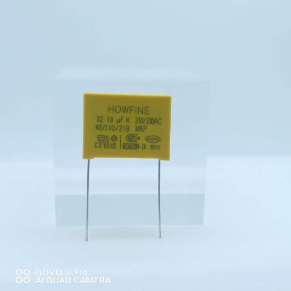 Buy cheap Corrosion Resistant MKP X2 Capacitor , Stable Antirust 1uF Polypropylene Capacitor from wholesalers