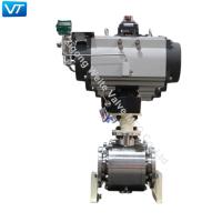 Buy cheap Pneumatic Actuator F316 Stainless Steel Flanged Ball Valves 6'' 150LB product