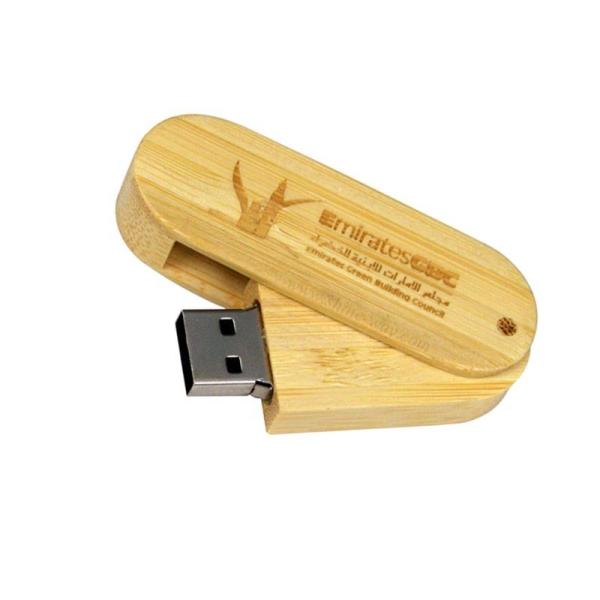 Buy cheap Engraving Logo Swivel Wood Thumb Drive, Best gift Lighter Swivel USB Bamboo Wooden USB from wholesalers