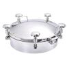 Buy cheap Guaranteed Sanitary Manhole Cover for Tank Silver 304 316L Stainless Steel Design from wholesalers
