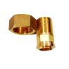 Buy cheap Lead Free Brass water meter union coupling Fittings CNC Machining from wholesalers