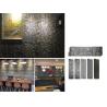 Buy cheap Striped Grey 1160x300x30mm Cultural Stone Brick Polyurethane Office Bar Decorative Wall Panel Firebrick Light from wholesalers