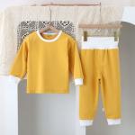 Worsted Two Piece Long Sleeved Toddler Clothes Children'S Homewear