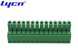 Wholesale 3.50mm Pluggable PCB Terminal Block Female Right Angle Type Opposite Without Ear from china suppliers
