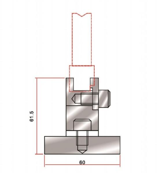 Buy cheap Adjustment Press Brake Die Holder YS40.14 For Bending Machines from wholesalers