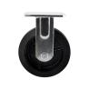 Buy cheap Industrial Heavy Duty Casters Wheels 125x50mm 440LBS Black Rubber Wheels Ball Bearing Fixed Type from wholesalers