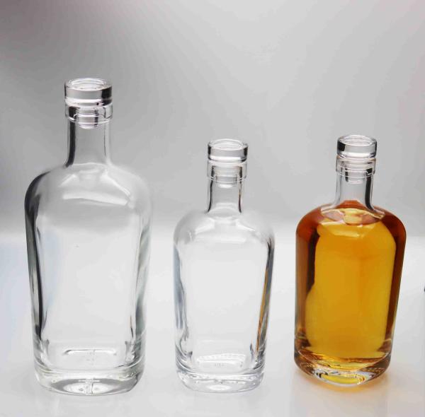 Buy cheap 25OZ Glass Spirit Bottle VODKA Champagne Super Flint Glass Bottle Vinolok Glass Closures from wholesalers