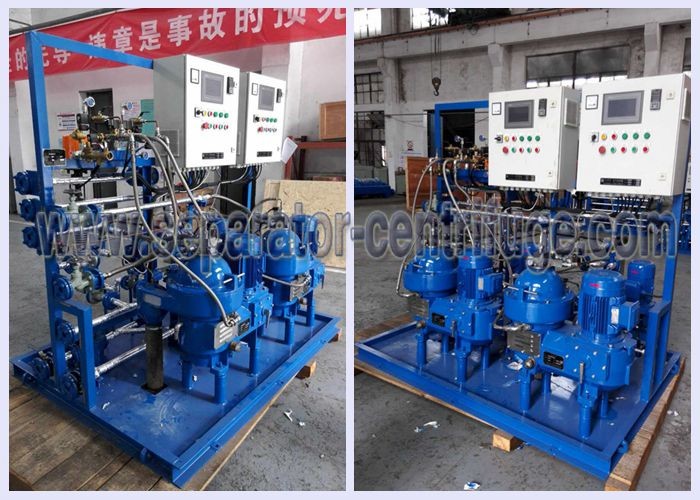 Self Cleaning Separator - Centrifuge For 4000 LPH Partial Discharge Waste Oil Recycling Plant for Ship