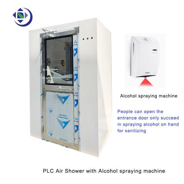 Buy cheap Single / Double Door 380v Cleanroom Air Shower Essential Equipment For Maintaining Clean Safe Working Environment from wholesalers
