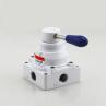 Buy cheap 4 Way 2 Position Pneumatic Air Valve 4HV White Manual Switch Control Valve from wholesalers