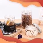 Food Grade Plastic Empty Spice Jars 500ml 1000ml Wide Mouth Plastic Containers