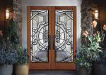 Buy cheap Removable Theft Proof Decorative Panel Glass Brass / Nickel / Patina Caming from wholesalers