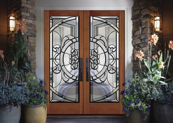 Buy cheap Removable Theft Proof Decorative Panel Glass Brass / Nickel / Patina Caming from wholesalers