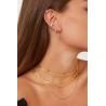 Buy cheap 18K Gold Cubic Zirconia Hoop Earring ECO Friendly 925 Sterling Silver Earring from wholesalers