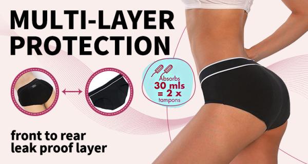 Buy cheap Young girls Yoga Period Panties No Tighten Menstrual Skinny Tummy Control Underwear from wholesalers