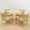 Buy cheap Interior Brown Coffee Wooden Table Set Compact Contemporary Wood Dining Table from wholesalers