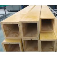 Buy cheap Frp Square Tube GRP Pultruded Glassfiber Tube Rectangular Fiberglass Long Life product