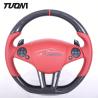 Buy cheap SLS Mercedes Benz Steering Wheel Carbon Fiber Red Smooth Leather from wholesalers