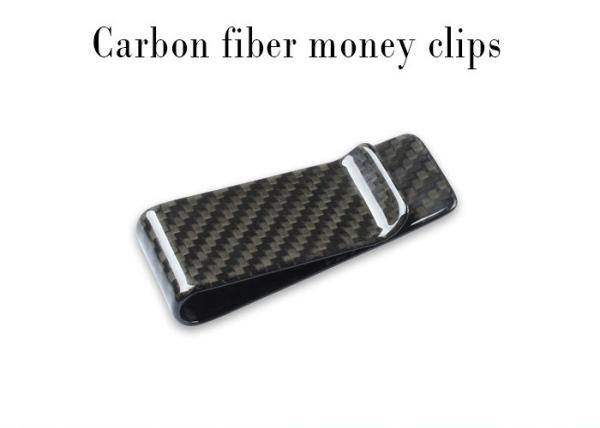 Buy cheap Anti Static 7.5g 1MM Thick 3K Carbon Fiber Money Clips from wholesalers