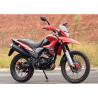 Buy cheap Red Color Dirt Bike Style Motorcycle , High Reliability Small Off Road Motorbike from wholesalers
